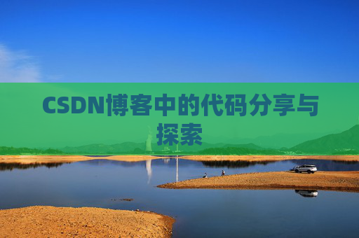 CSDN博客中的代码分享与探索